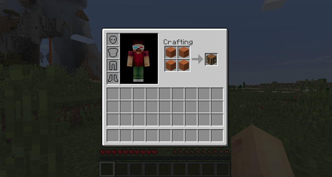 Crafting - Step 2: Craft Wooden Planks