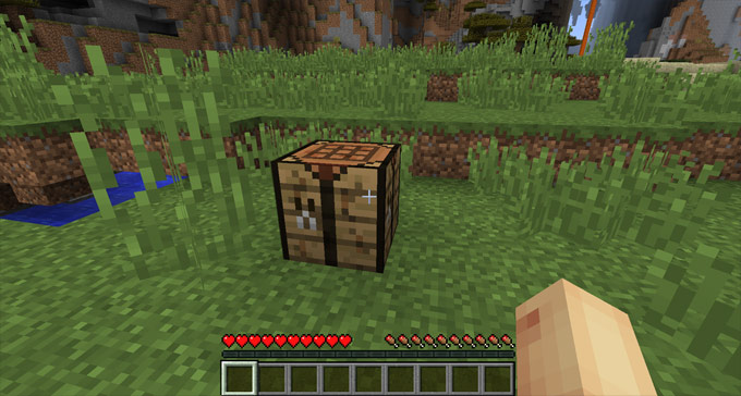 Step 3: Create a Crafting Table