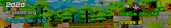 2D2d Minecraft Server- 미국의 재미에 가입하십시오!