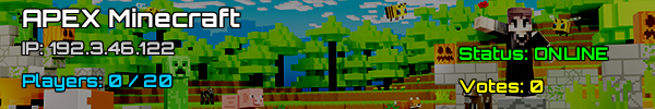 APEX Minecraft Server - Play v1.18.2 in the USA!