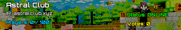 Astral Club Minecraft Server v1.21 - Tyskland