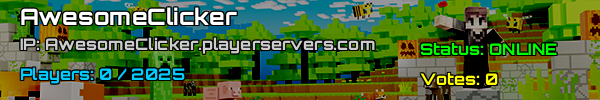 AwesomeClicker - Minecraft Server v1.21 | UK Community