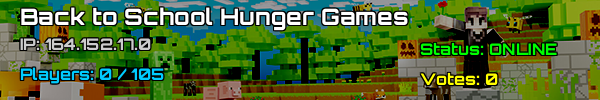 Powrót do szkoły Hunger Games - Minecraft Server v1.20.4 USA
