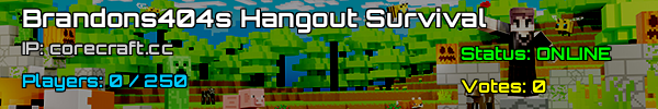 Brandon 's 404S 행 아웃 : Minecraft Survival Server v1.19.2