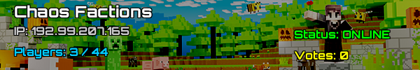 Chaos Factions: Minecraft Server v1.21.4 - Join the Adventure!