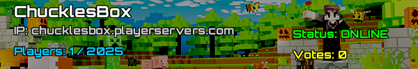 Chucklesbox Minecraft Server - Play v1.21 vandaag!