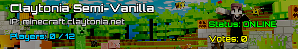 Claytonia Semi-Vanilla Minecraft Server v1.21 - Canada