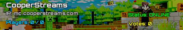 CooperStreams: Minecraft Server v1.21.4 | Join Us in the US!