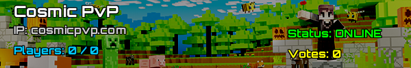 PvP Cósmico - Servidor Minecraft v1.19.3 | EUA