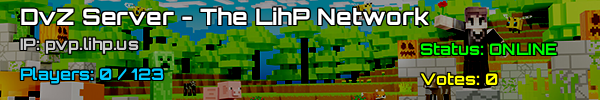 Alăturați -vă DVZ Server în rețeaua LIHP - Minecraft v1.21 SUA