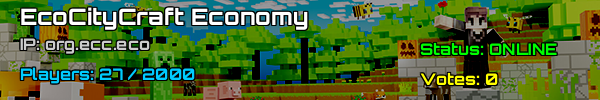 EcoCityCraft Economy: Minecraft Server v1.21.4 - USA