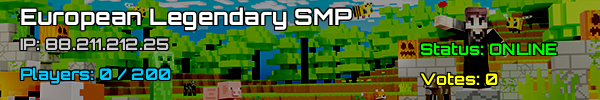 ევროპული ლეგენდარული SMP - Minecraft Server v1.21.4