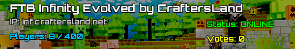 FTB Infinity Evolved サーバー - CraftersLand Germany v1.7.10