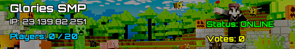 Glories SMP: Minecraft Server v1.21 (USA) - Join Now!