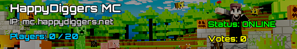 HappyDiggers MC - Minecraft Server v1.20.1 | Netherlands