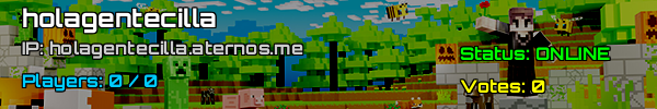 Holagentecilla - Minecraft -server i Spanien | Spela nu!