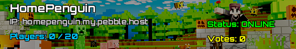 HomePenguin - Minecraft Server v1.21.3 | USA Community