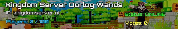 Kingdom Server Oorlog Wands - Minecraft v1.21.4 Netherlands