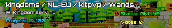 NL-EU Minecraft KitPvP Server - Wands Kingdoms v1.21.4