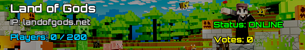 Land of Gods: Minecraft Server v1.21.4 - USA