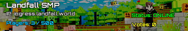 Landfall SMP에 참여하세요 - Minecraft 서버 - 미국 에디션