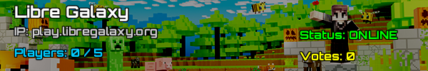 Libre Galaxy Minecraft Server -V1.21.4 USAに参加してください