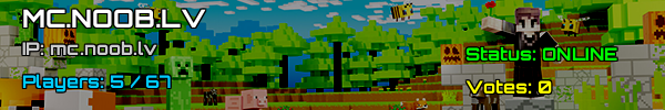 MC.NOOB.LV - Minecraft Server v1.21.1 | Latvia