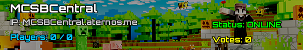 MCSBCentral - Join the Ultimate Minecraft Server Experience!