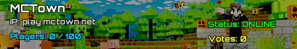 MCTown Minecraft Server v1.21.4 | Join Us in the USA!