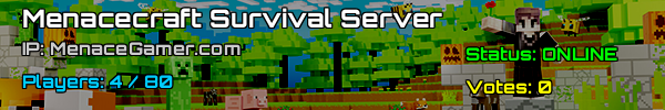 MenaceCraft Survival Server -Minecraft v1.21 USA