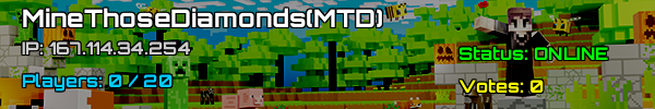 MineThoseDiamonds (MTD) - Minecraft Server v1.21.4 Canada