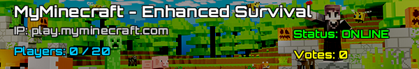 MyMinecraft - Enhanced Survival Server v1.21 | US Edition