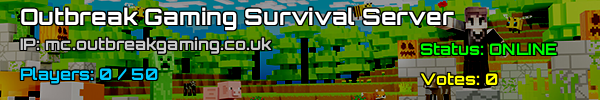 Outbreak Gaming Survival Server - Minecraft UK v1.21.4
