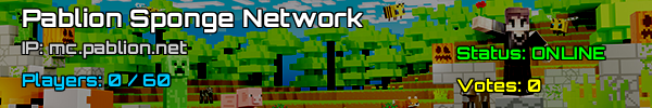 Pablion Sponge Network - Minecraft Server v1.21 UK