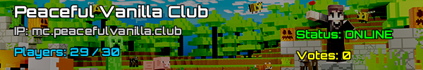Join Peaceful Vanilla Club: Minecraft Server v1.19.4 Germany