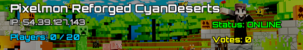 Pixelmon Reforged CyanDeserts - Minecraft Server v1.20.1