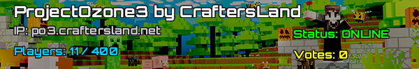 ProjectOzone3 Minecraft Server v1.12.2 - Craftersland Tyskland