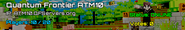 Quantum Frontier ATM10 Minecraft Server - v1.21.1 USA