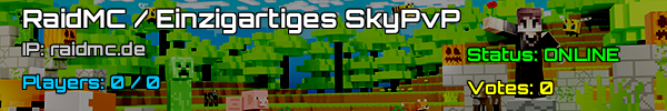 RaidMC: Einzigartiges SkyPvP Minecraft-Server in Deutschland