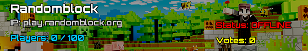 Randomblock Minecraft Server v1.21.1 | Communauté américaine