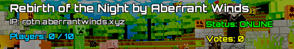 Rebirth of the Night: Aberrant Winds Minecraft Server 1.12.2