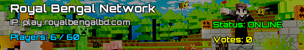 Royal Bengal Network: Minecraft Server v1.21.4 | Bangladesh