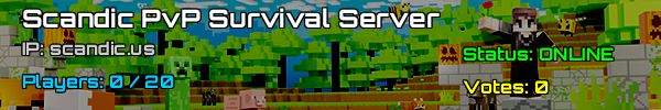 Scandic PvP Survival Server | Minecraft v1.20 | US