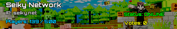 Seiky Network: Minecraft Server v1.21.3 | Kroatien