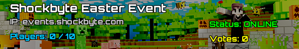 Shockbyte Easter Event: Join Minecraft Server v1.21.4!