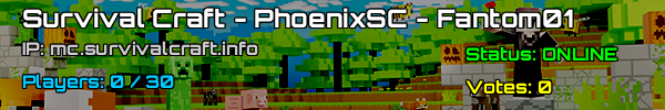Survival Craft PhoenixSC: Minecraft Server v1.21.3 US
