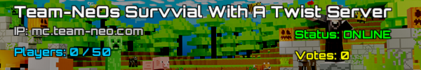 Team-NeOs Survival With A Twist - Minecraft Server UK v1.21.5