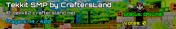 Tekkit SMP by CraftersLand - Minecraft Server v1.12.2 US