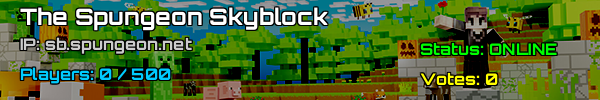 The Spungeon Skyblock - Minecraft Server v1.21.4 USA