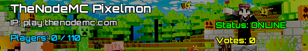 TheNodeMC Pixelmon Minecraft სერვერი - v1.20.1 აშშ